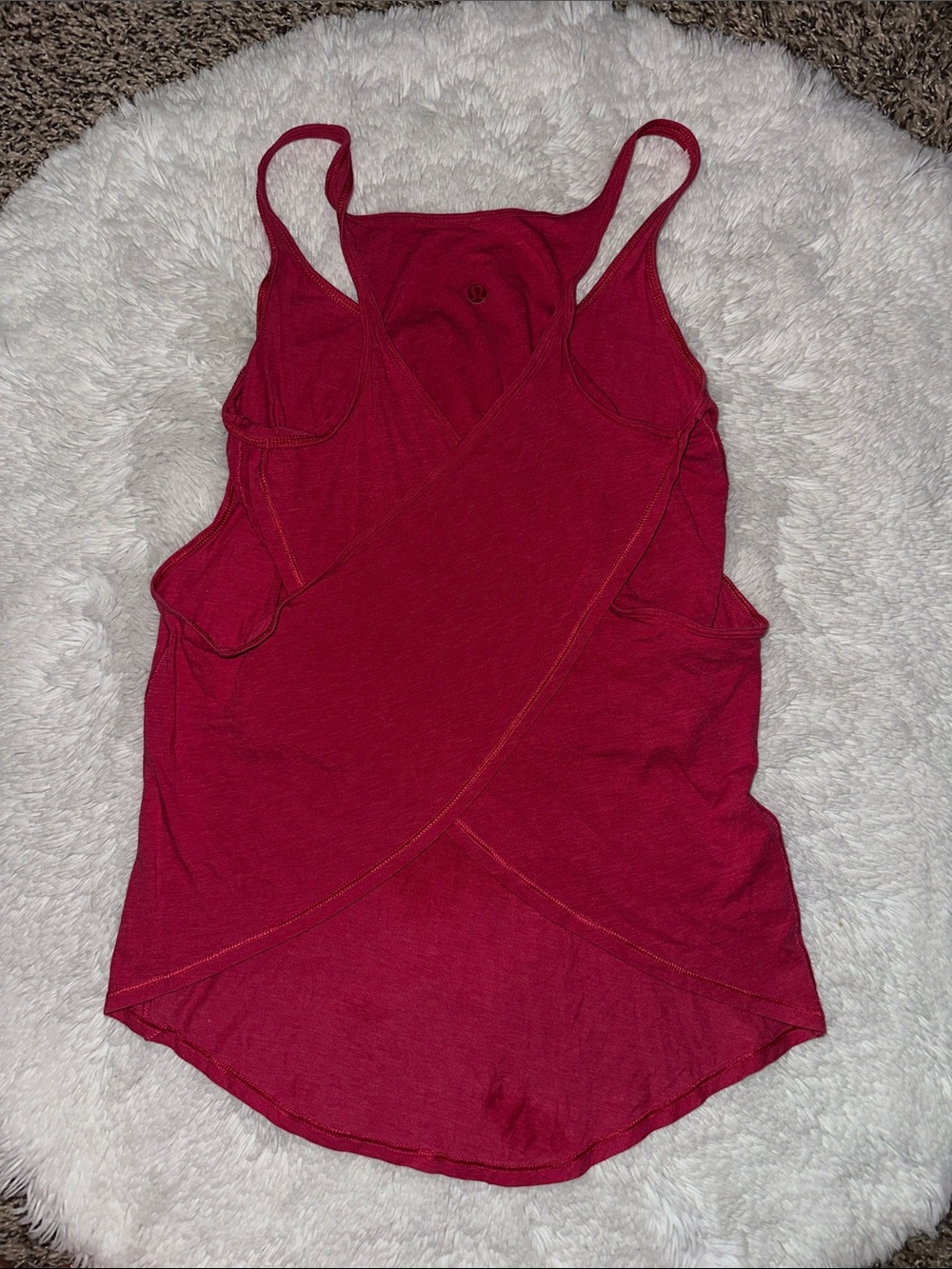lululemon Athletica Crossback Tank II Sz 6 Boasts Beautiful Wrap-Back Design